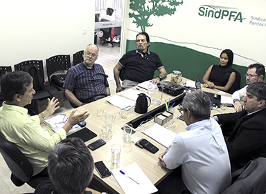 Reunião da Diretoria: agendas com Incra, Mapa, CNM, Fonacate e advogados
