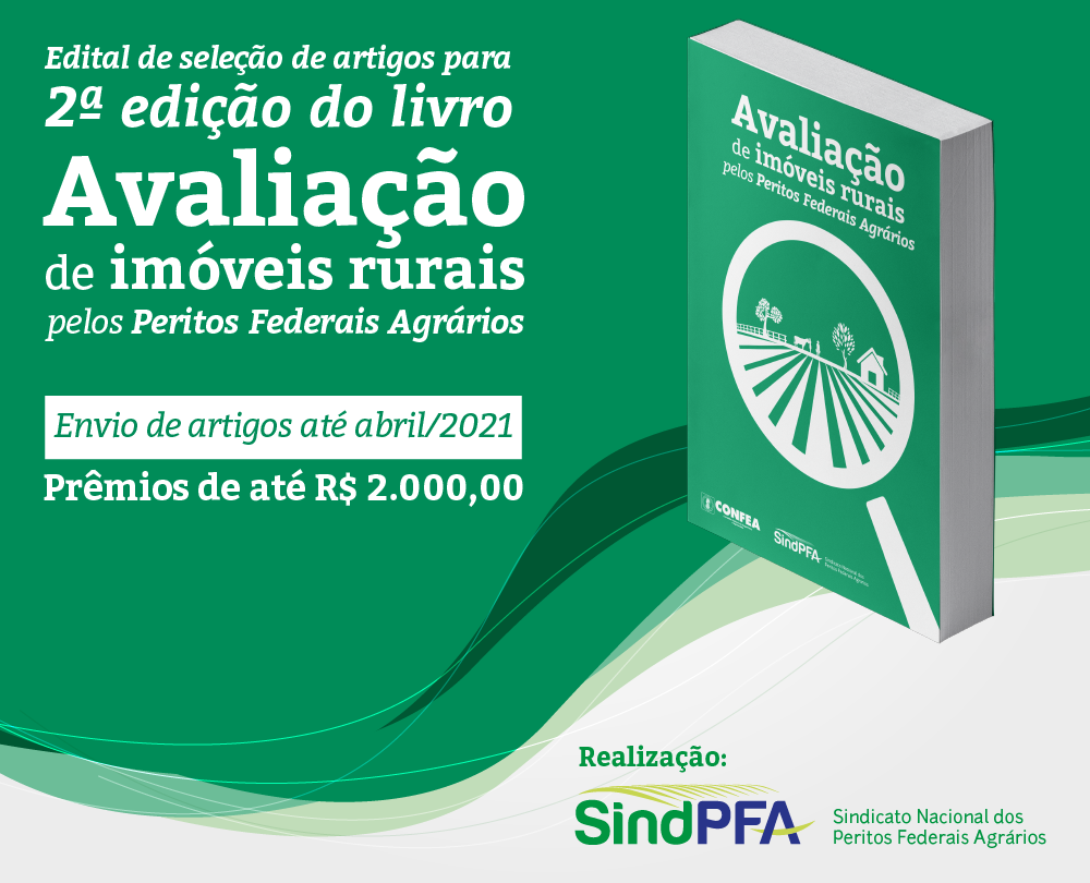 Livro ‘Avaliação de imóveis rurais pelos PFAs’ ganha segunda edição