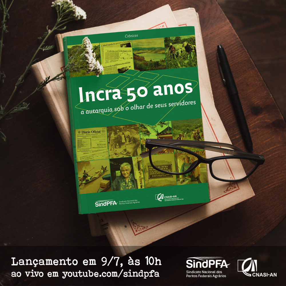 Livro com crônicas sobre o Incra será lançado no aniversário do órgão