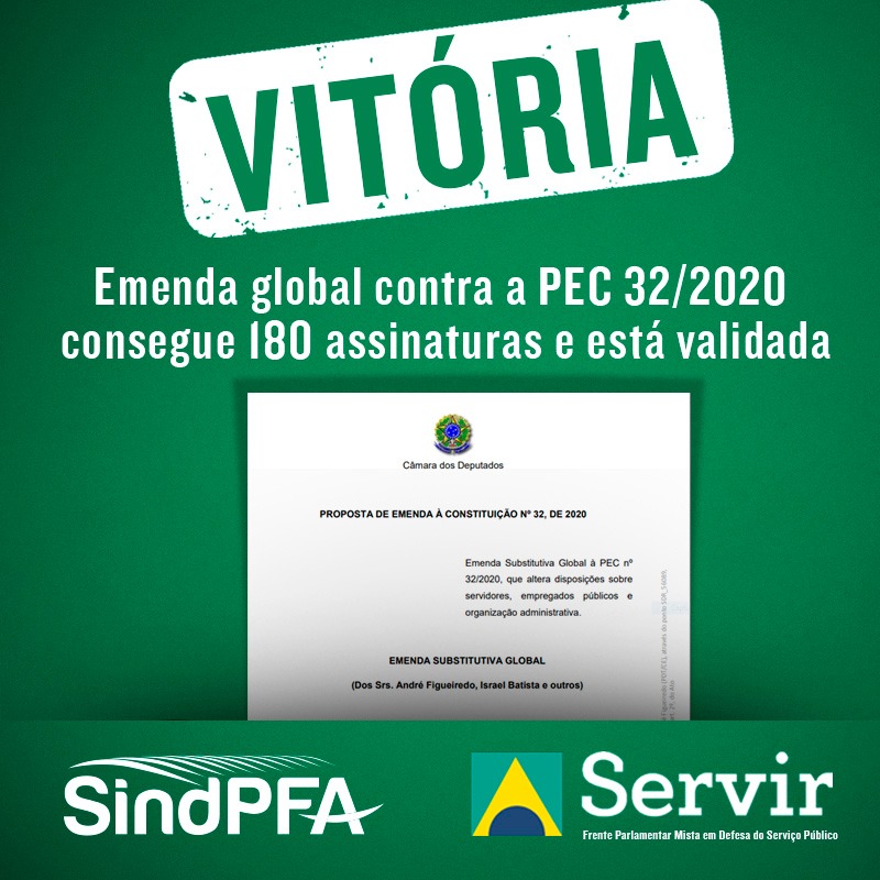PEC 32: Emenda da Servir Brasil e do Fonacate supera as assinaturas necessárias